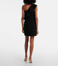 Max Mara Giacomo ruffled sabl√É¬© minidress