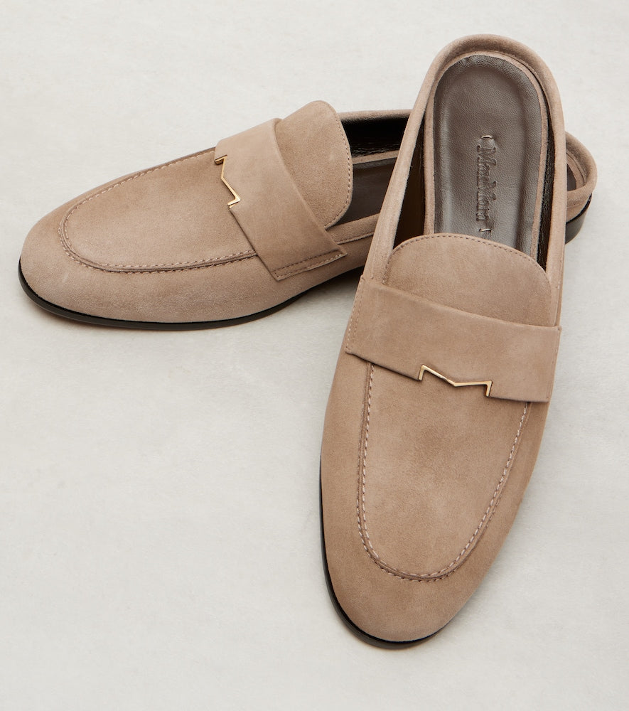 Max Mara Goccia suede mules