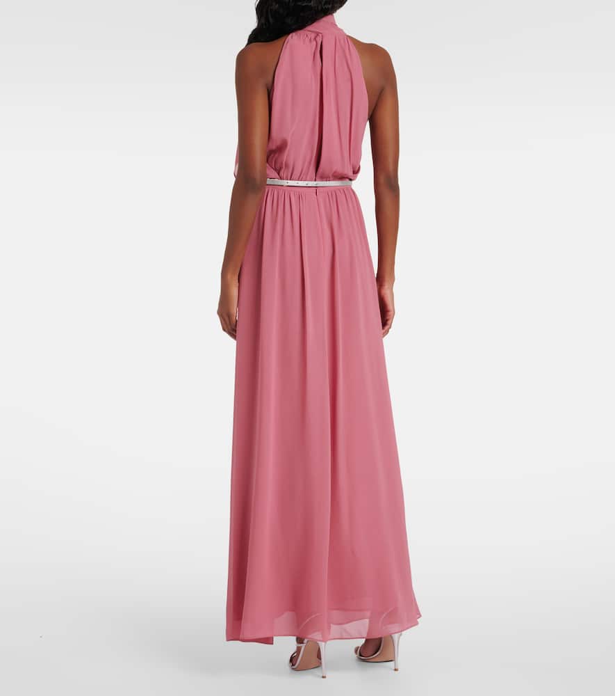 Max Mara Halterneck silk gown