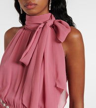 Max Mara Halterneck silk gown