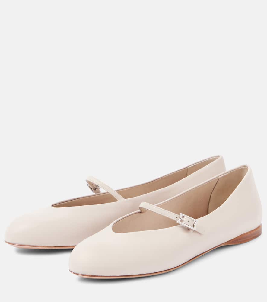 Max Mara Leather ballet flats