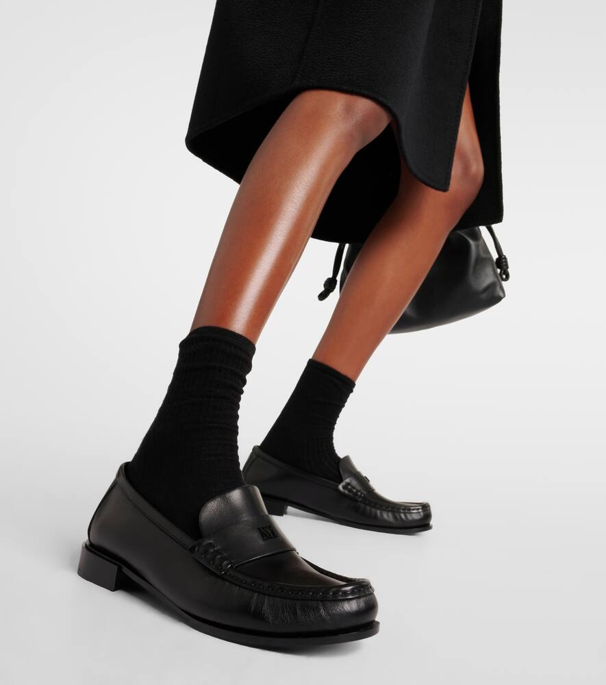 Max Mara Leather loafers