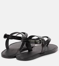 Max Mara Leather thong sandals