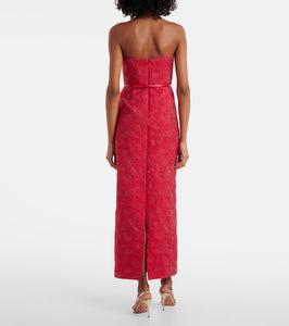 Max Mara Manto off-shoulder maxi dress