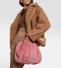 Max Mara Marine Medium teddy tote bag