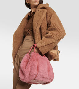 Max Mara Marine Medium teddy tote bag