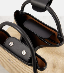 Max Mara Marine Small raffia tote bag