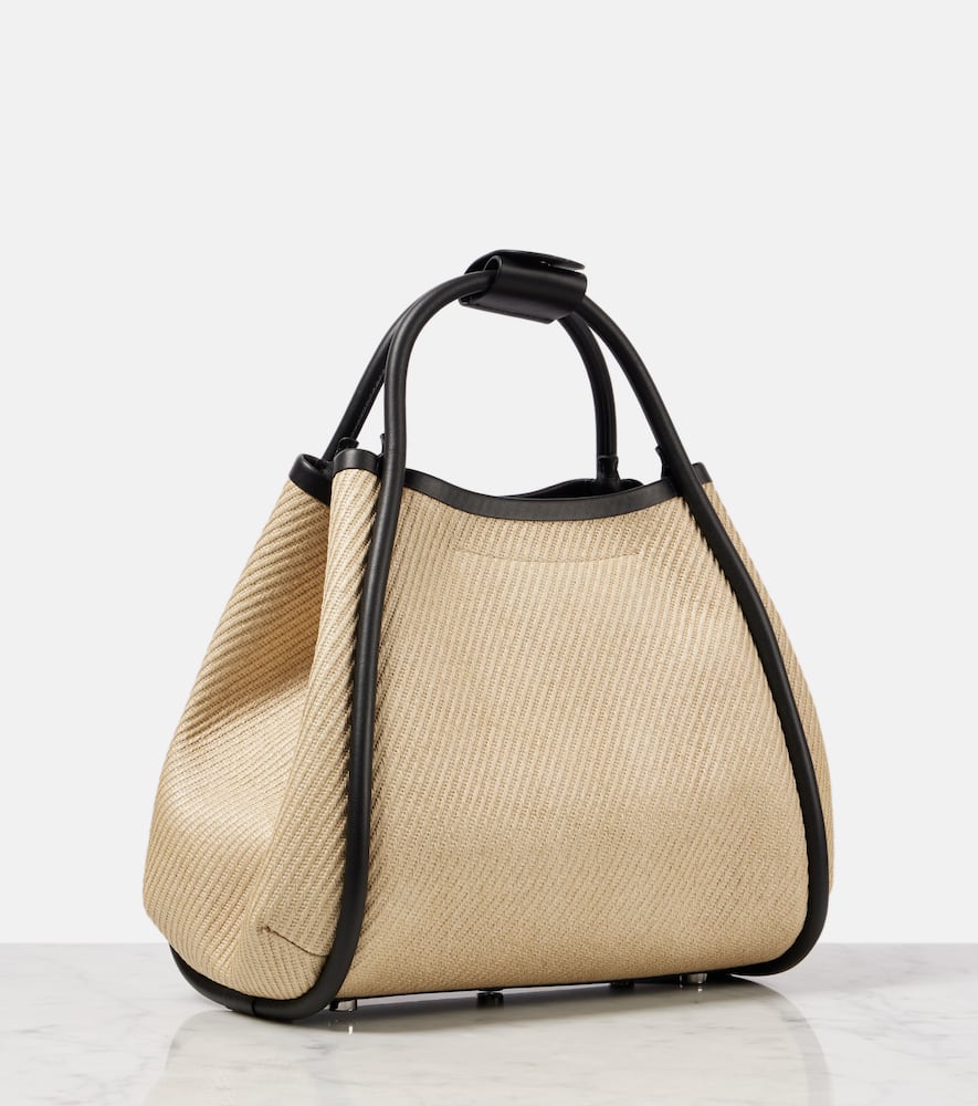 Max Mara Marine Small raffia tote bag