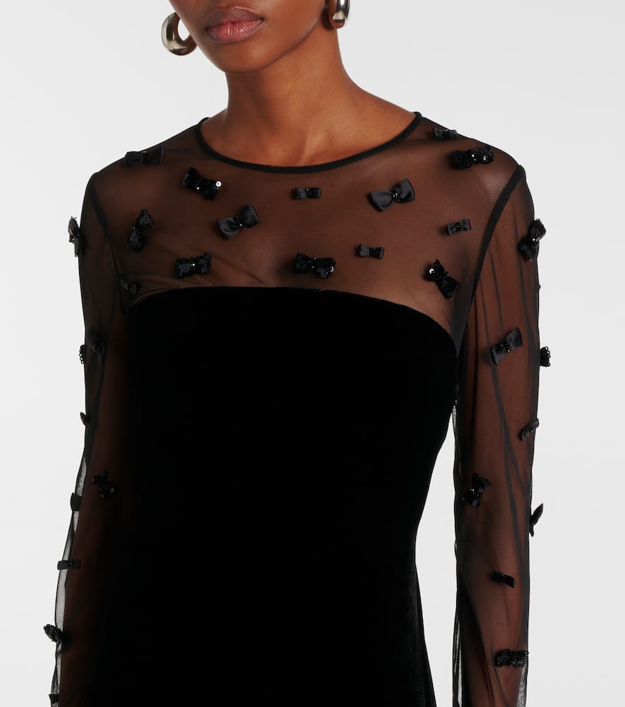 Max Mara Marocco mesh gown