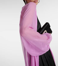 Max Mara Medicea silk chiffon robe