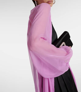 Max Mara Medicea silk chiffon robe