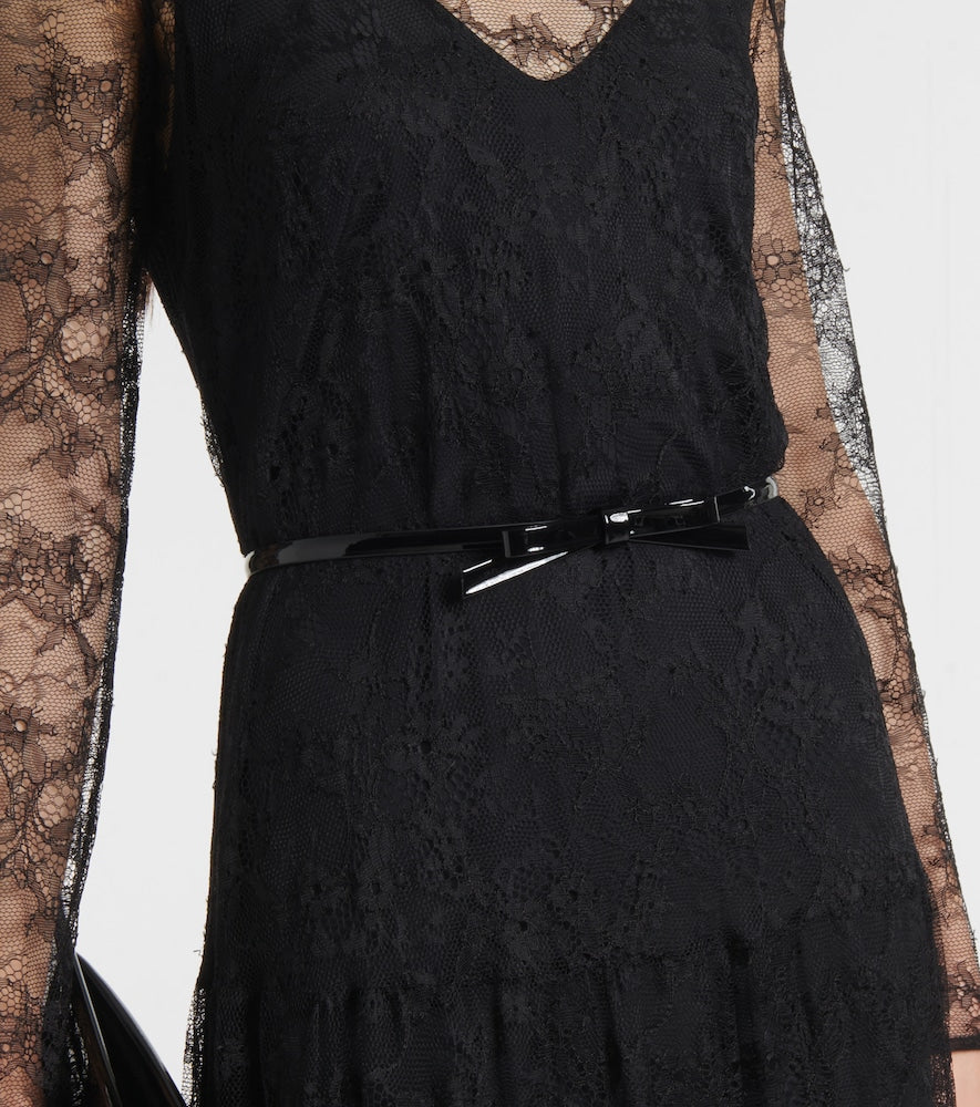 Max Mara Modane lace maxi dress
