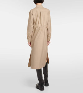Max Mara Monia virgin wool shirt dress