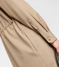 Max Mara Monia virgin wool shirt dress