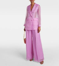 Max Mara Negrar silk organza blazer