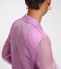 Max Mara Negrar silk organza blazer