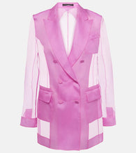 Max Mara Negrar silk organza blazer
