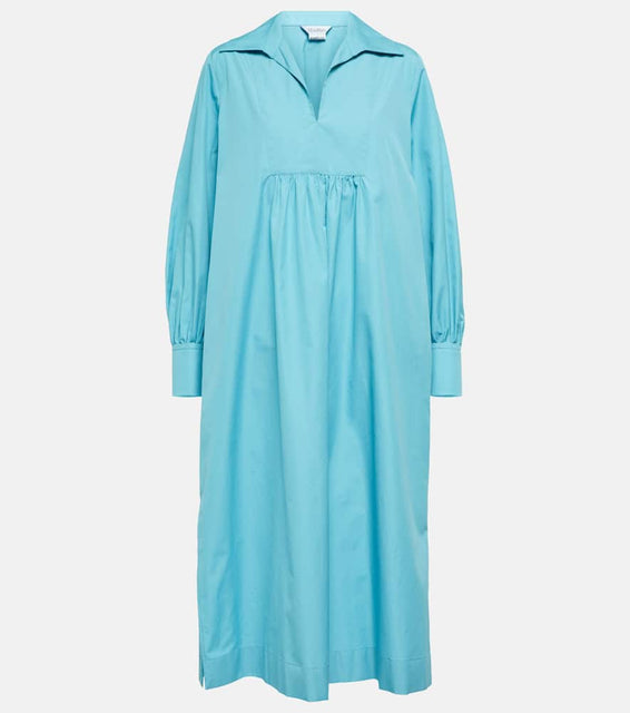 Max Mara Nupar cotton poplin midi dress