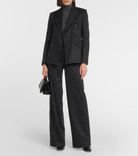 Max Mara Ofride double-breasted pinstriped  blazer