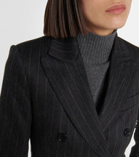Max Mara Ofride double-breasted pinstriped  blazer