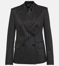 Max Mara Ofride double-breasted pinstriped  blazer