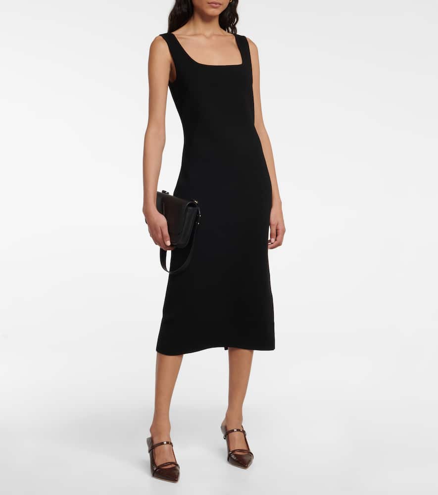 Max Mara Onagro wool-blend midi dress