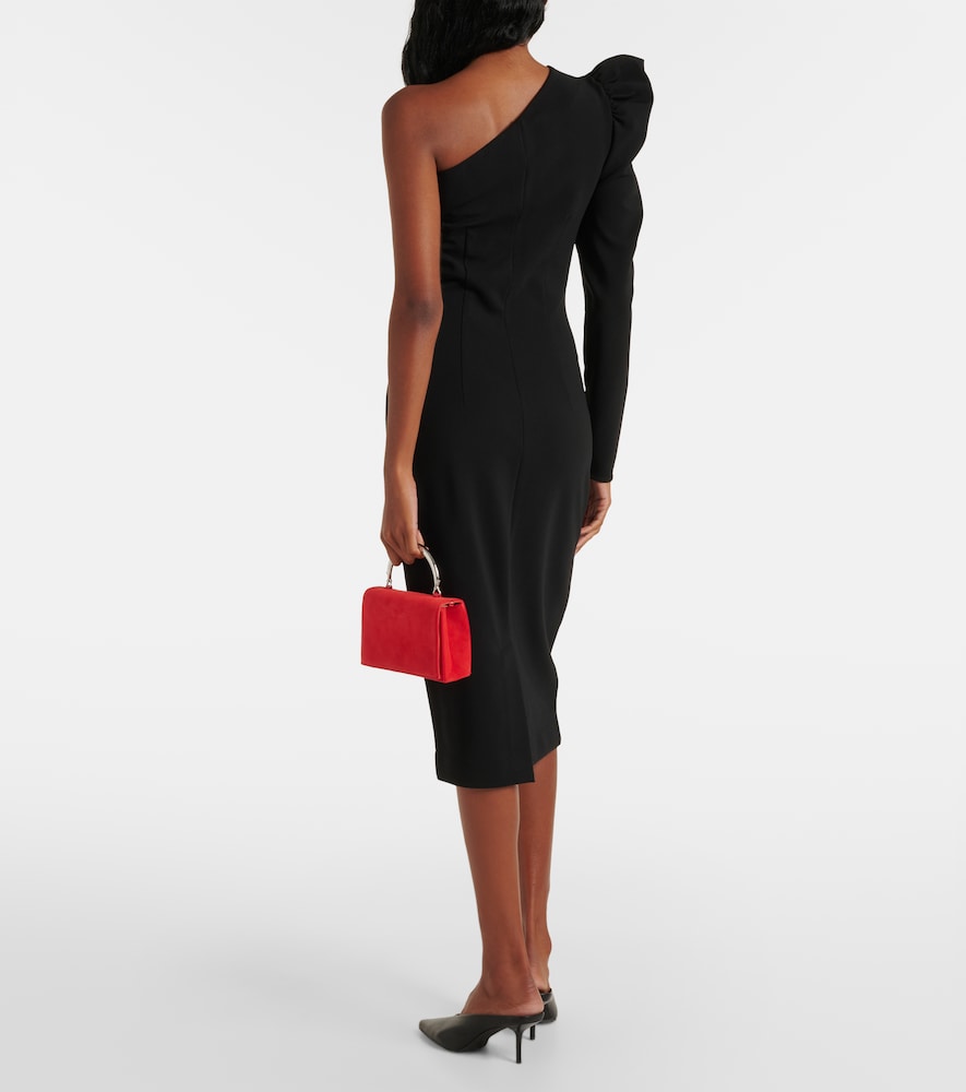 Max Mara One-shoulder ruffled midi dress