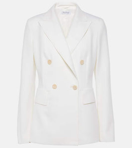 Max Mara Osanna virgin wool gabardine blazer