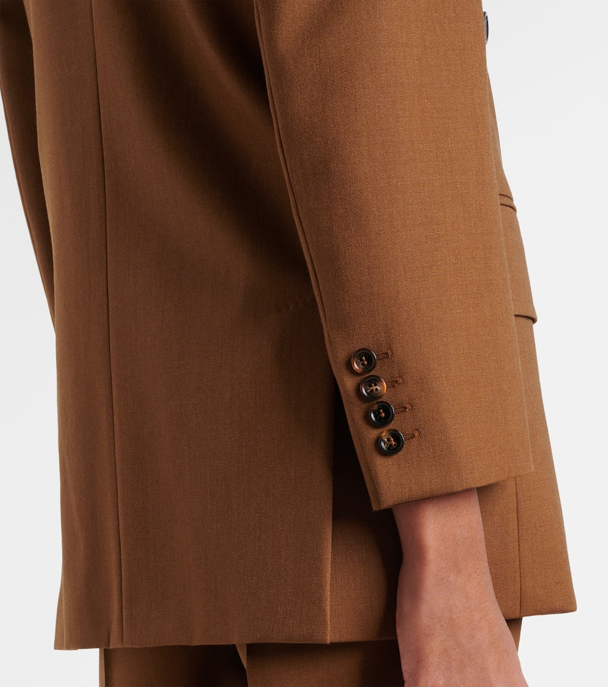 Max Mara Palanca wool and silk-blend blazer