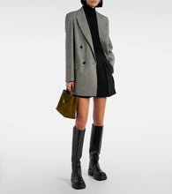 Max Mara Paniere houndstooth virgin wool blazer