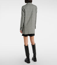 Max Mara Paniere houndstooth virgin wool blazer