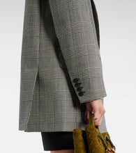 Max Mara Paniere houndstooth virgin wool blazer