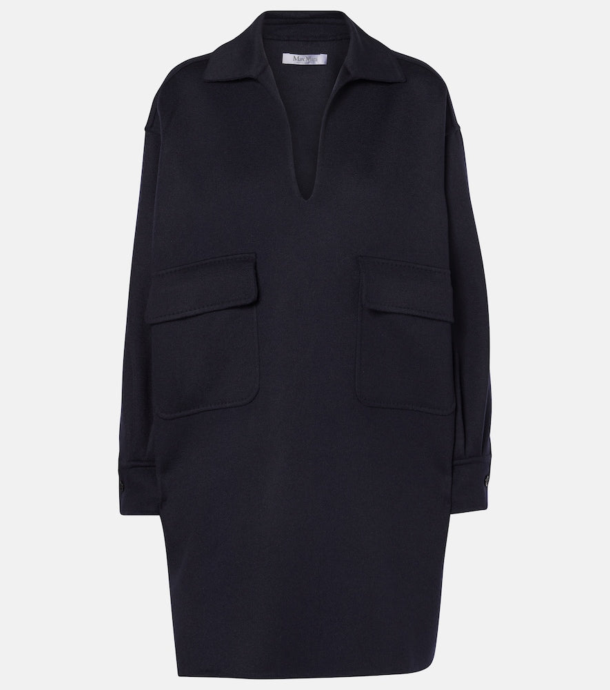 Max Mara Pinna wool minidress. Max Mara Pinna羊毛迷你连衣裙