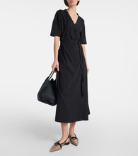 Max Mara Pisano cotton-blend jersey midi dress