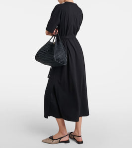 Max Mara Pisano cotton-blend jersey midi dress