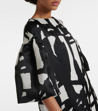 Max Mara Printed silk organza gown