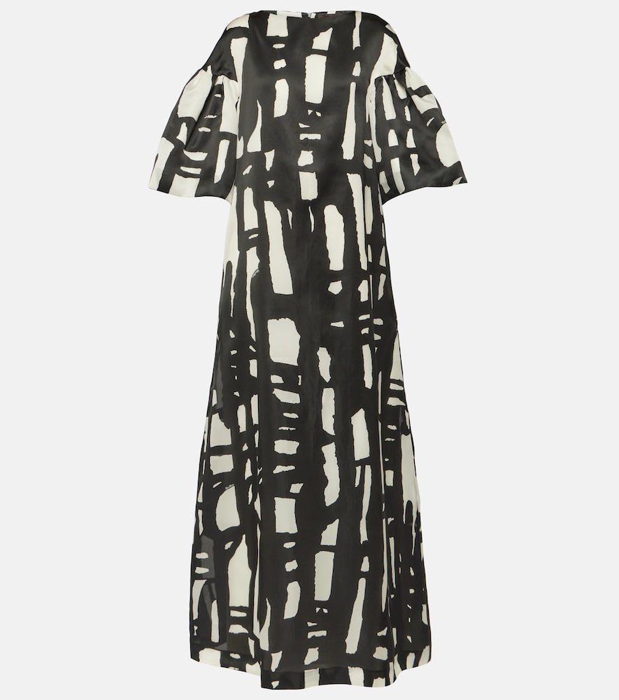 Max Mara Printed silk organza gown. Max Mara 印花真丝欧根纱礼服