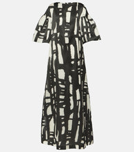 Max Mara Printed silk organza gown. Max Mara 印花真丝欧根纱礼服