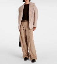 Max Mara Radice alpaca, wool, and silk teddy jacket