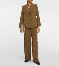 Max Mara Rosano belted silk blazer