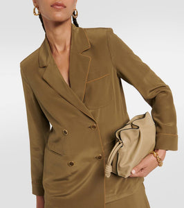 Max Mara Rosano belted silk blazer