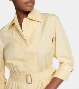 Max Mara Saio cotton poplin shirt dress