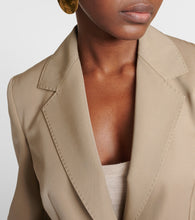 Max Mara Sandalo wool and mohair blazer