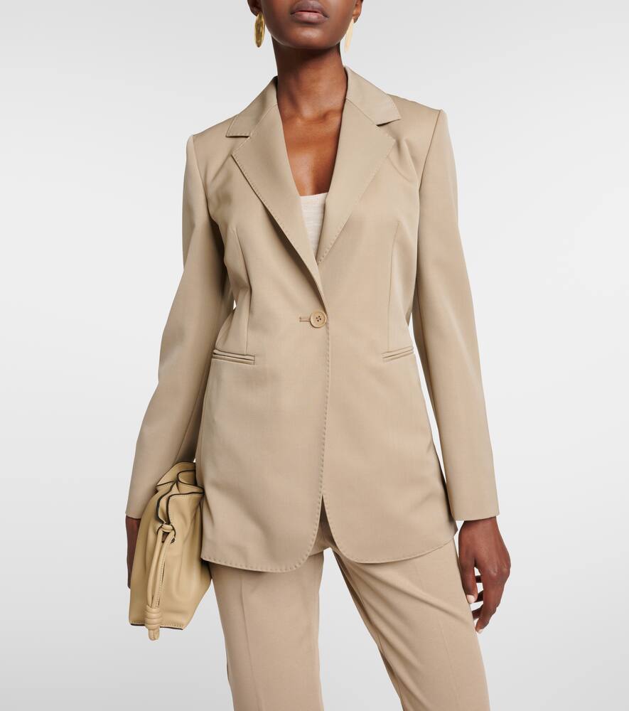 Max Mara Sandalo wool and mohair blazer