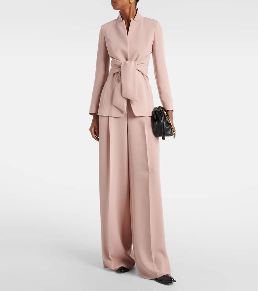 Max Mara Seggio belted cady blazer
