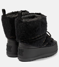 Max Mara Shearling-trimmed snow boots