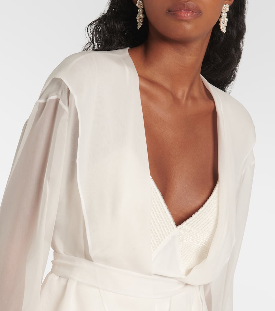 Max Mara Silk chiffon jacket