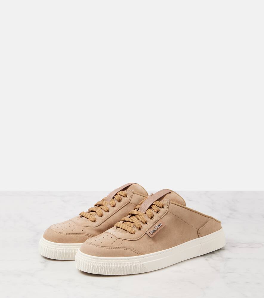 Max Mara Slides suede sneakers