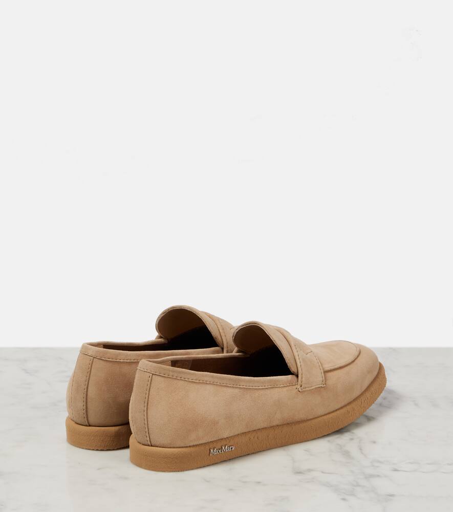 Max Mara Softmoc suede loafers