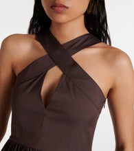 Max Mara Stelvio cotton-blend midi dress